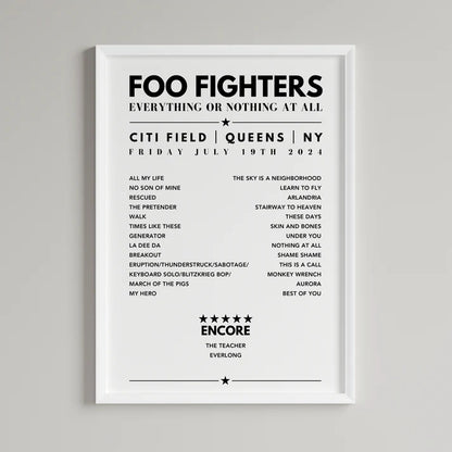 Any A4 Setlist From this selection - £3.99 - All proceeds donated to charity!